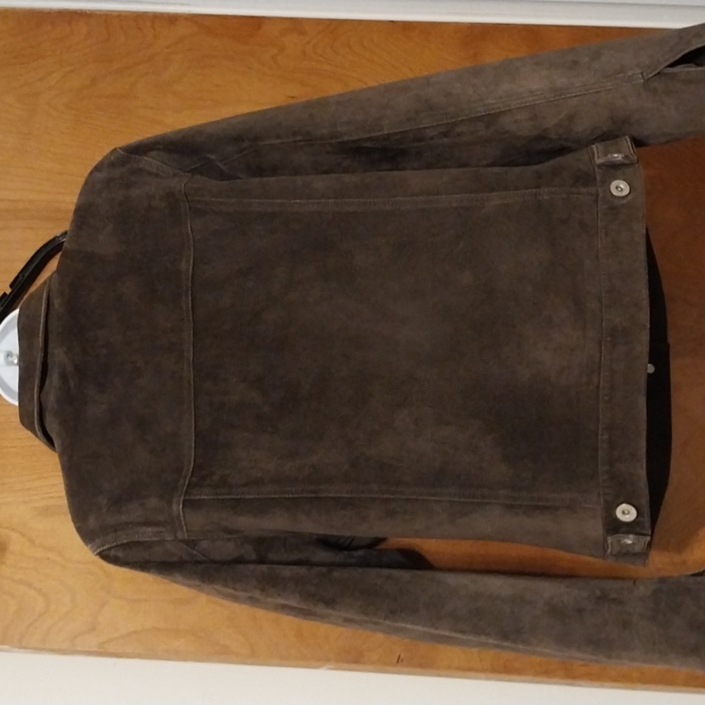 Seattle Suede X Eddie Bauer trucker jacket (WASHABLE SUEDE) - Picture 5 of 8